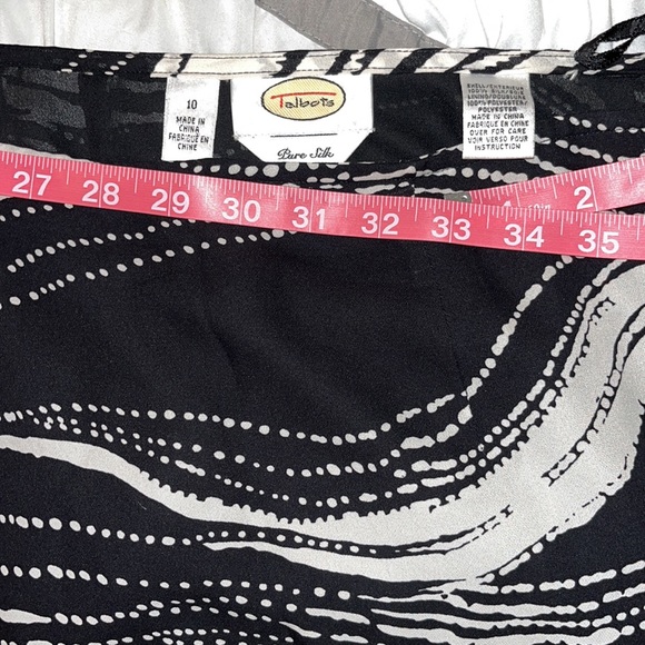 Talbots 100% Silk skirt Size 10 #10203 - Picture 3 of 4